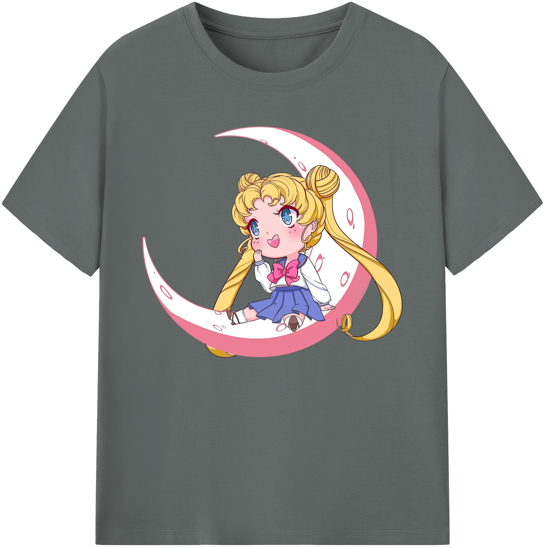 （画像用） 美少女戦士セーラームーン 愛野 美奈子 あいの みなこ Sailor Moon Aino Minako 綿100％ メンズ半袖Tシャツ｜肌触りやわらか＆通気性